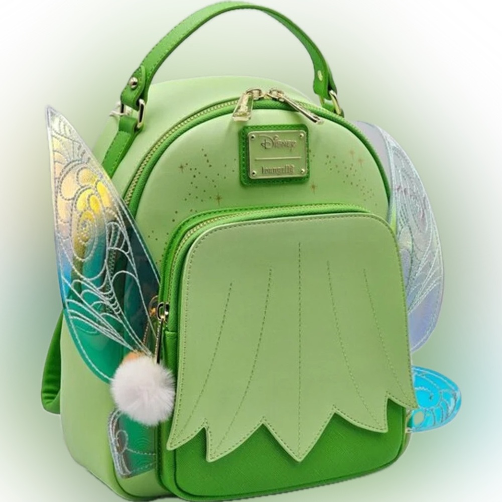 Disney X Loungefly Tinkerbell Backpack, Iridescent Wings NWT - Picture 3 of 5